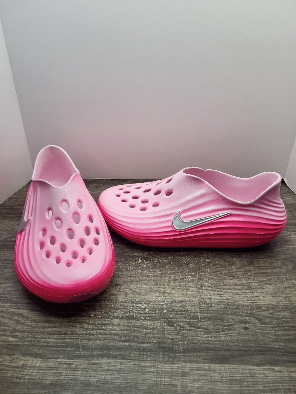 Nike ReactX Rejuven8 Pink Recovery Shoes Zoom Womens Size 10